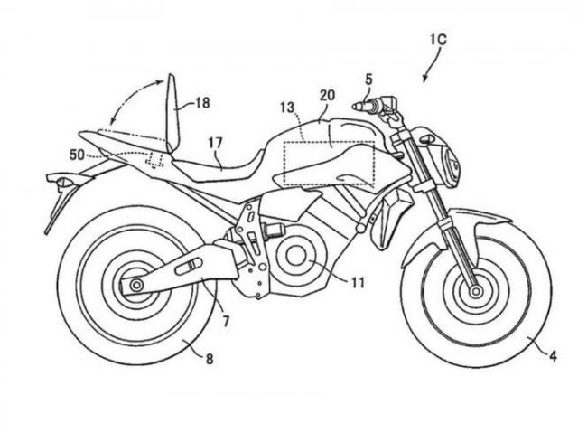 【专利速报】专利图曝光，雅马哈真的开始涉足电动摩托车了？